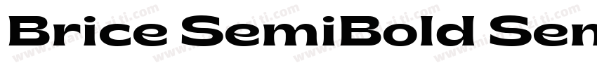 Brice SemiBold SemiE字体转换